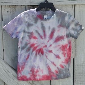 Tie Dye T-shirt Youth Size 6 Pink American Apparel